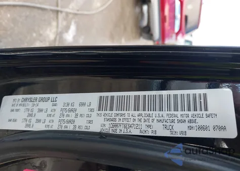 2014 Ram 1500 Express z USA, uszkodzony, nr VIN 1C6RR7FT6ES471211